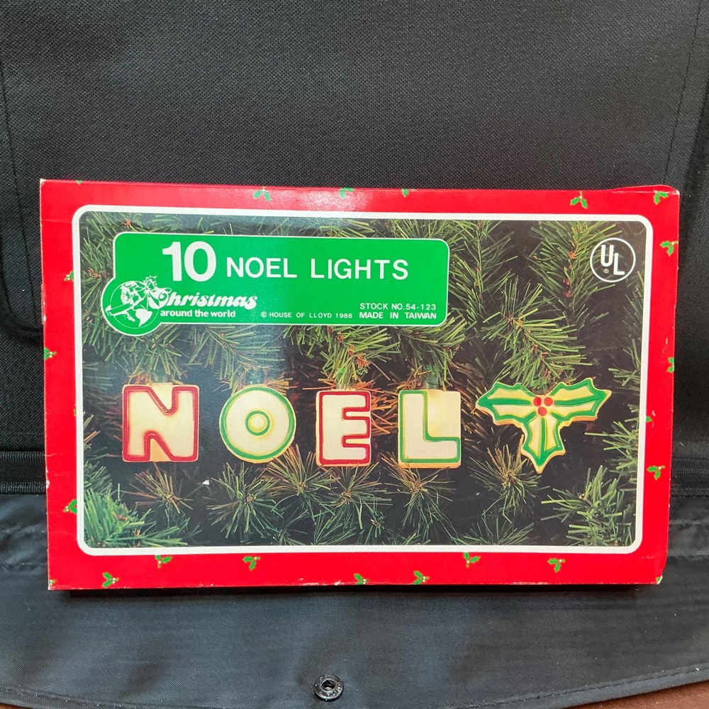 House of Lloyd NOS Noel Lights Christmas Around The World Vintage Holiday Decor